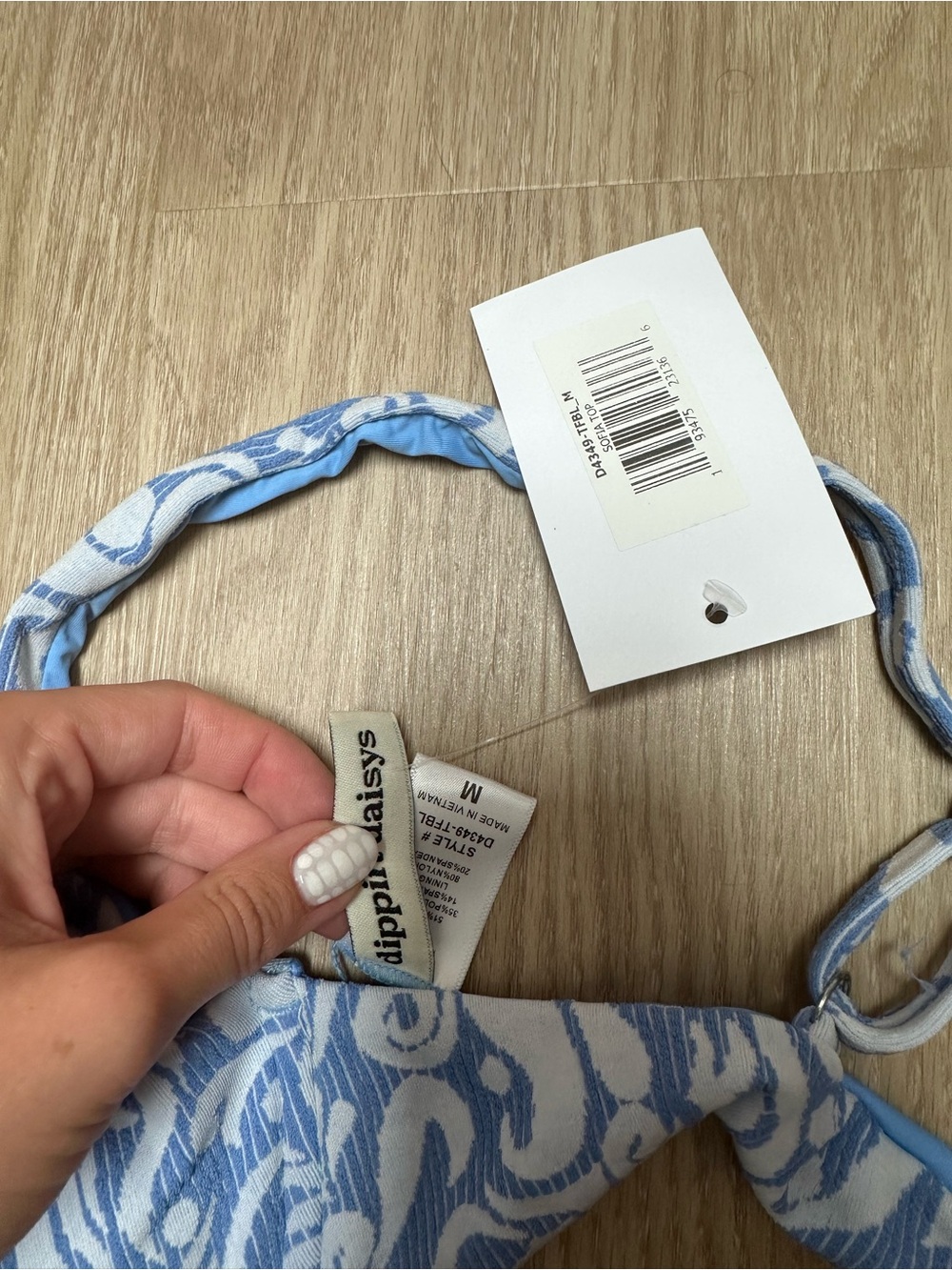 Dippin' Daisy's Blue Paisley Underwire Bikini Top - Picture 6 of 8